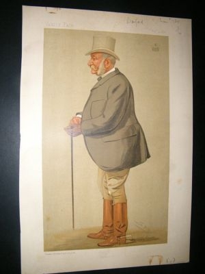 Vanity Fair Print: 1893 Duke Of Beufort.