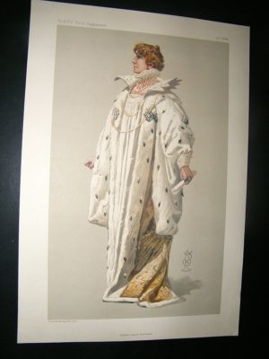 Vanity Fair Print: 1912 Madame Sarah Bernhardt