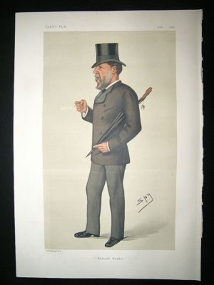 Vanity Fair Print: 1878 Admiral Hobart, Pasha