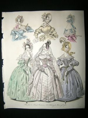 Fashion 1836 Wedding & Evening Dresses Hand Col #40