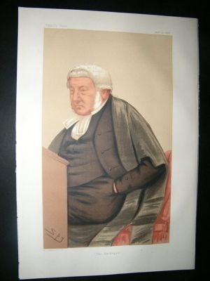 Vanity Fair Print: 1876 George W. W. Bramwell, Legal