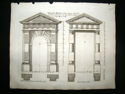 Architecture: 1741 Dorick Doors, Langley Print