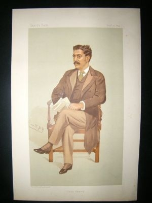 Vanity Fair Print: 1894 Clement King Shorter.