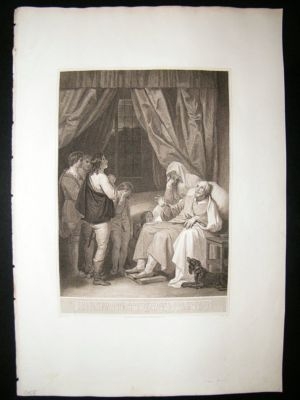 T. Windham Admonishing his son's to King 1801 Folio Ant