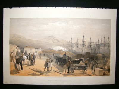 Simpson Crimea 1856 Railway at Balaklava 28. Folio Prin