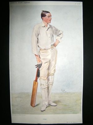 Vanity Fair Print: Reginald H.Spooner, Cricket.
