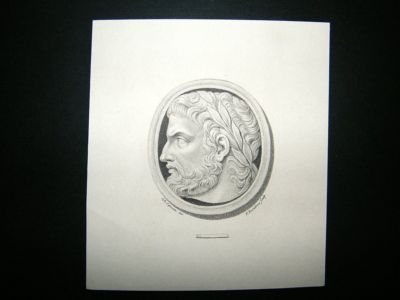Bartolozzi after Cipriani: 1845 Engraved Gem