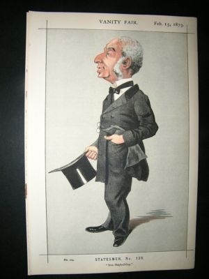 Vanity Fair Print: 1873 Joseph D'Aguilar Samuda