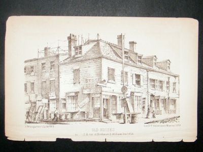 USA: 1859, Old Houses, New York, Valentine