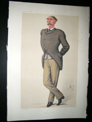 Vanity Fair Print: 1878 Gen. Frederick Marshall. Milita