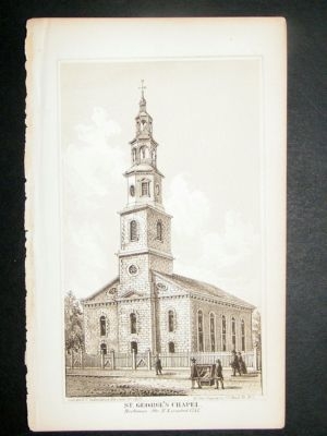 USA: 1859 St. Georges Chapel, New York, Valentine