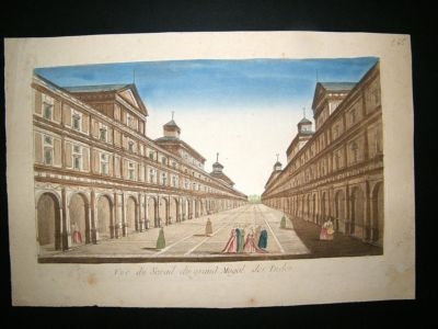 India C1760 Folio Vue d'Optique, Great Mogol Palace
