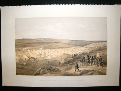 Simpson Crimea 1856 Camp of Naval Brigade, Sebastopol 1