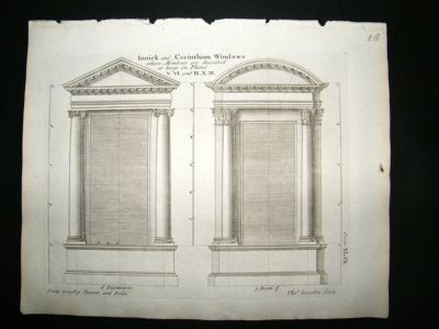 Architecture: 1741 Ionick & Corinthian Window, Langley