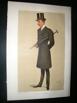 Vanity Fair Print: 1892 Lord Walter Charles Gordon-Lenn