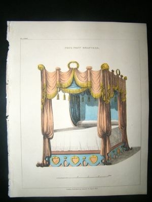 Decorative 1820's Four Post Bedstead, Regency