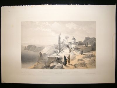 Simpson Crimea 1856 Monastry of St. George & Cape Fiole