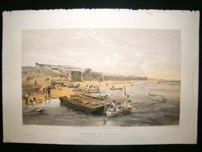 Simpson Crimea 1856 Fortress of Yenikale 2. Folio Print