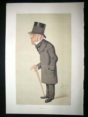 Vanity Fair Print: 1875 George Biddell Airy