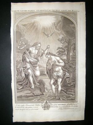 Religious: 1744 Jesus Baptism, Descent Of Holy Ghost, S