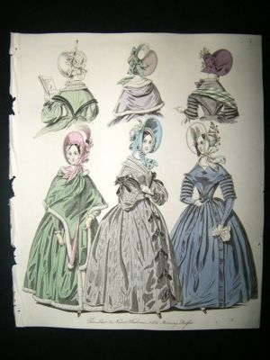 Fashion 1836 Morning Dresses Hand Col #25