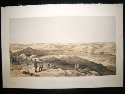 Simpson Crimea 1856 Valley of Tchernaya 15. Folio Print