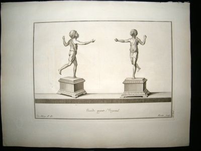 Le Pitture Antiche D'Ercolano C1760, Statue/Sculptures, By Morg.