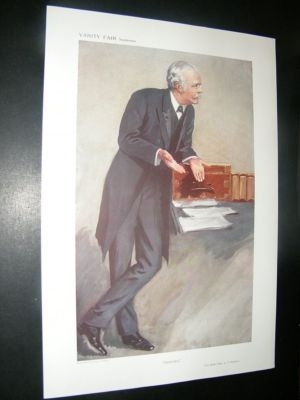 Vanity Fair Print: 1910 Rt. Hon A. J. Balfour, Prime Mi