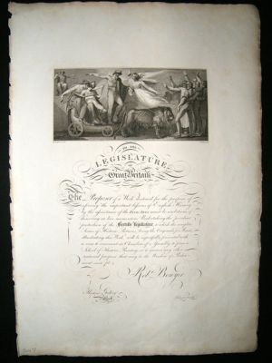 Classical, Robert Bowyer's Decleration 1793 Folio Antiq
