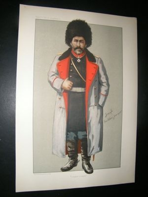 Vanity Fair Print: 1905 Gen. Kuropatkin, Military