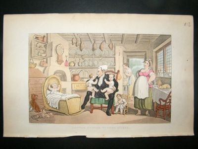 Dr Syntax by Rowlandson 1855 Syntax with Babies, HC