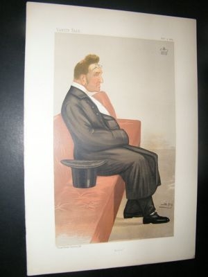 Vanity Fair Print: 1889 Rt. Hon. Lord Grimthorpe, Legal