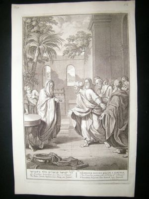 Religious 1720 Israelites Petition for a King of Samuel