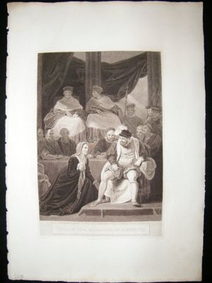 Trial of the Marriage of Henry VII 1798 Folio Antique P