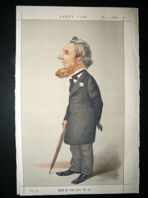 Vanity Fair Print: 1872 Sydney Hedley Waterlow