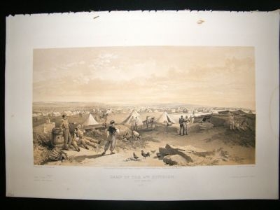 Simpson Crimea 1856 Camp of the 4th Division 9. Folio P