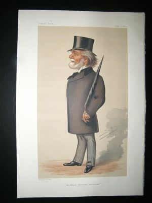 Vanity Fair Print: 1877 Theodore Martin, Literary