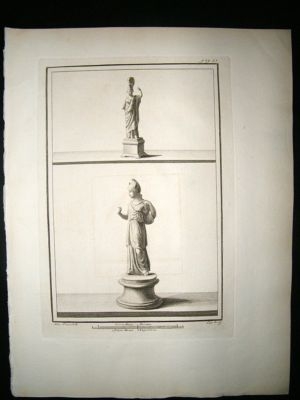 Le Pitture Antiche D'Ercolano C1760, Statue/Sculptures,  Casanova.