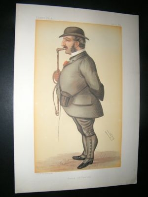 Vanity Fair Print: 1884 Leopold De Rothschild, Banking