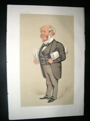 Vanity Fair Print: 1876 Arthur Fitzgerald Kinnaird