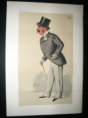 Vanity Fair Print: 1881 Earl of Clonmell, Turf