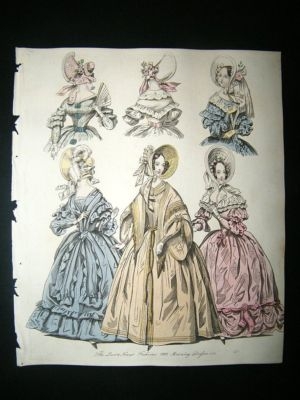 Fashion 1837 Morning Dresses, Hand Col #2