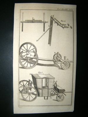 Science: 1763 Cart Carriage Print.