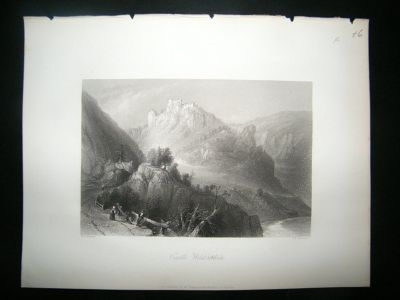 Austria: 1855 Steel Engraving, Wildenstein