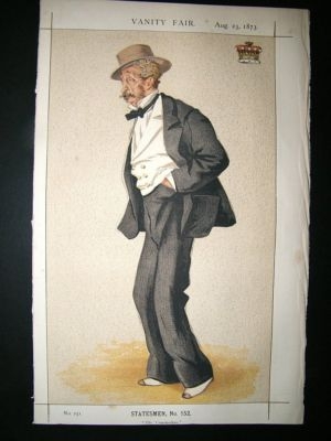 Vanity Fair Print: 1873 Earl of Wilton, Yachting