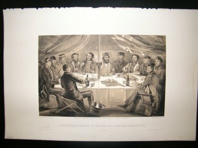 Simpson Crimea 1856 Christmas Dinner, Sebastopol, Food