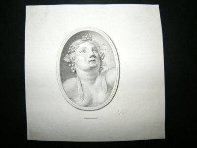 Bartolozzi after Cipriani: C1785 Stipple Engraving