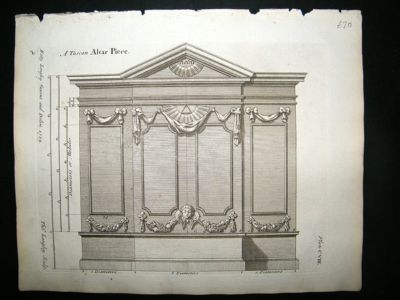 Architecture: 1741 Tuscan Altar Piece, Langley Print