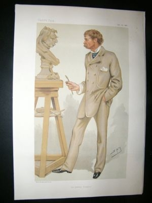 Vanity Fair Print: 1881 Joseph Edgar Boehm, Artist
