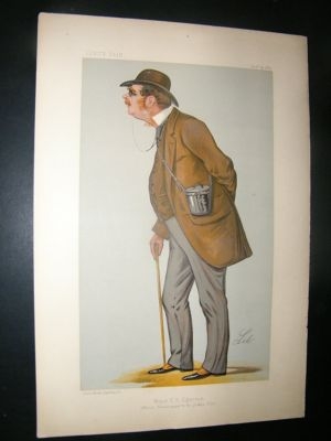 Vanity Fair Print: 1889 Maj. E. H. Egerton, Turf